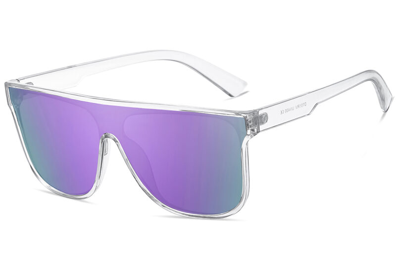 D701RVX - Flat Top Trendy Sunglasses w/ Premium Lens - Image 5