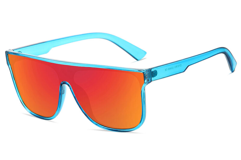 D701RVX - Flat Top Trendy Sunglasses w/ Premium Lens - Image 11