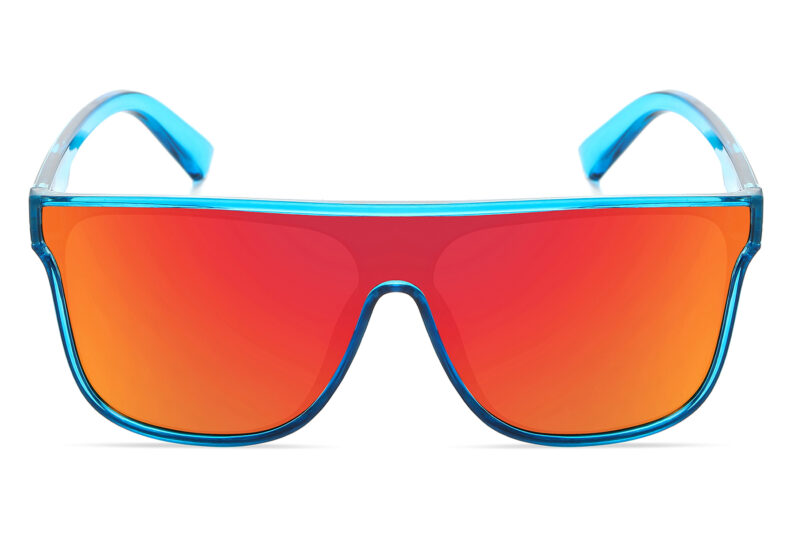 D701RVX - Flat Top Trendy Sunglasses w/ Premium Lens - Image 12