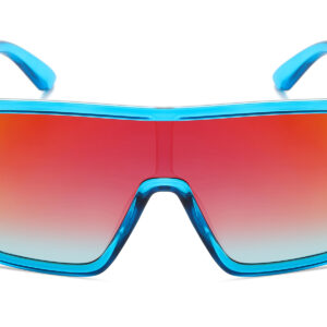 D702GRRV - Flat Top Trendy Sunglasses w/ Premium Lens - Image 2