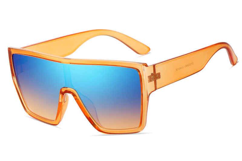 D702GRRV - Flat Top Trendy Sunglasses w/ Premium Lens - Image 3