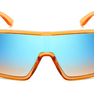 D702GRRV - Flat Top Trendy Sunglasses w/ Premium Lens - Image 4