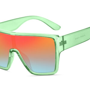 D702GRRV - Flat Top Trendy Sunglasses w/ Premium Lens - Image 5