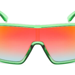 D702GRRV - Flat Top Trendy Sunglasses w/ Premium Lens - Image 6