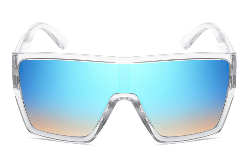 D702GRRV - Flat Top Trendy Sunglasses w/ Premium Lens - Image 8