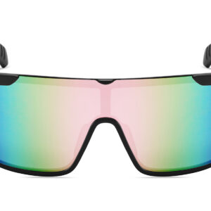 D713PRVX - Polarized Flat Top Shield Sunglasses w/ Premium Lens - Image 2