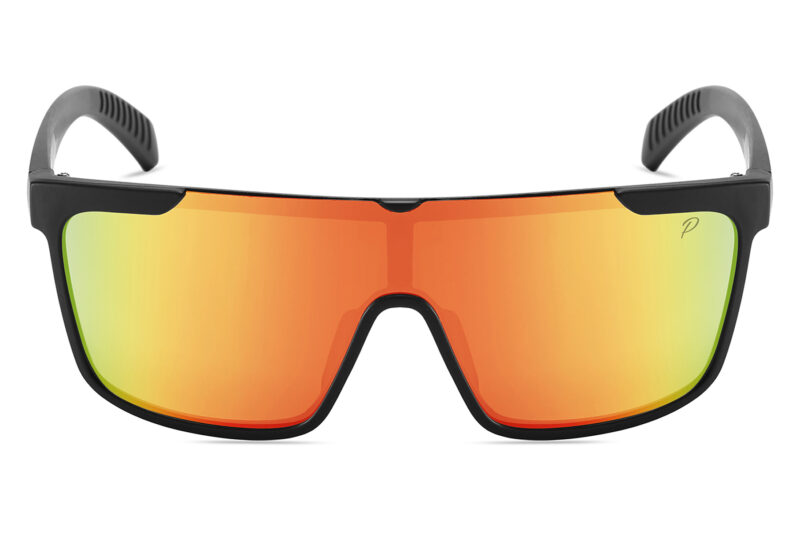 D713PRVX - Polarized Flat Top Shield Sunglasses w/ Premium Lens - Image 4