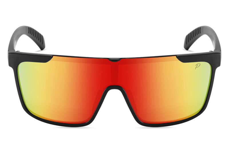 D713PRVX - Polarized Flat Top Shield Sunglasses w/ Premium Lens - Image 8