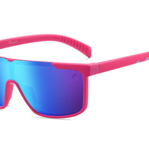 D713PRVX - Polarized Flat Top Shield Sunglasses w/ Premium Lens - Image 9