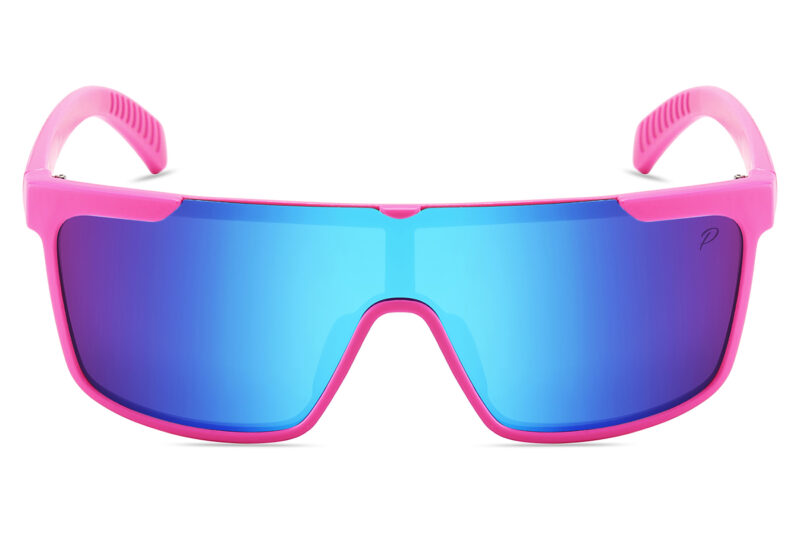 D713PRVX - Polarized Flat Top Shield Sunglasses w/ Premium Lens - Image 10