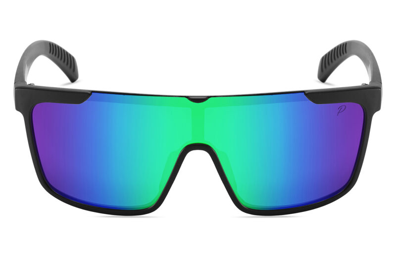 D713PRVX - Polarized Flat Top Shield Sunglasses w/ Premium Lens - Image 12