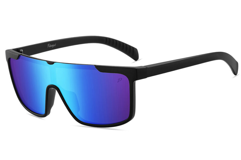 D713PRVX - Polarized Flat Top Shield Sunglasses w/ Premium Lens - Image 13