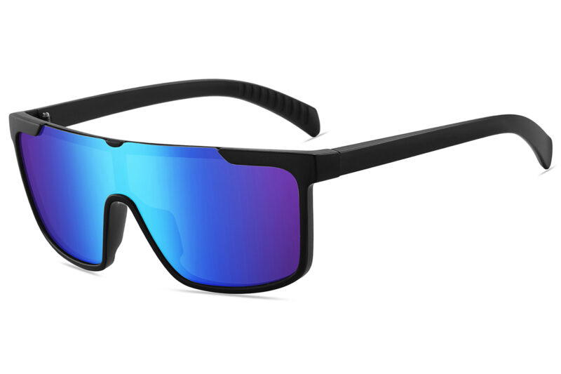 D713RVX - Flat Top Shield Sunglasses w/ Premium Lens - Image 7