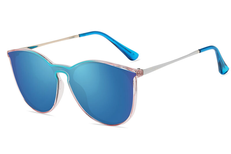 D715RVX - Classic Round Sunglasses w/ Premium Lens