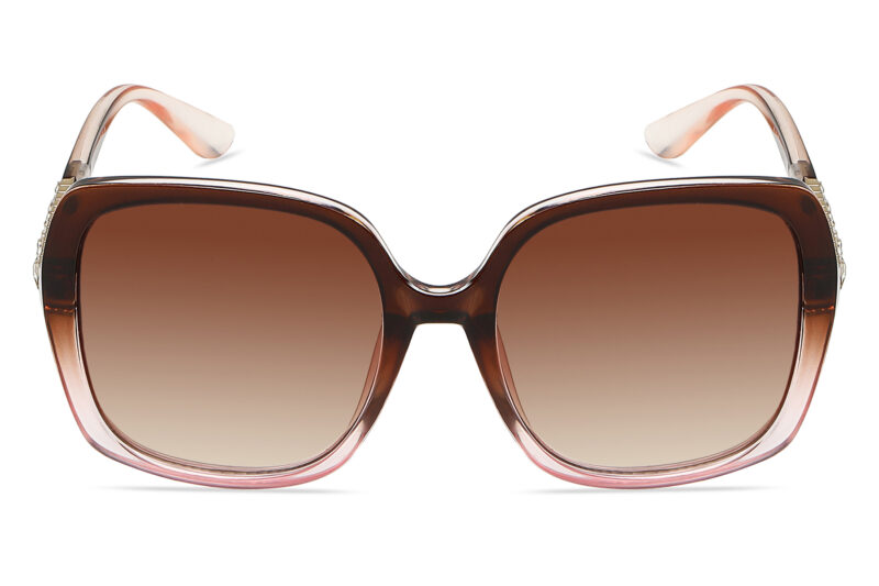 G103RGR - Women's Oversized Rhinestone Sunglasses - Image 2