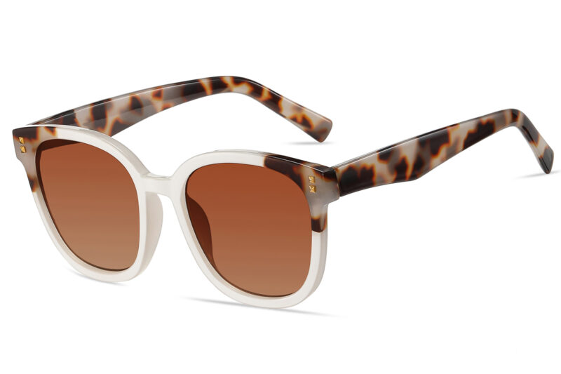 G104GR - Women's Squared Cat-Eye Sunglasses - Image 3