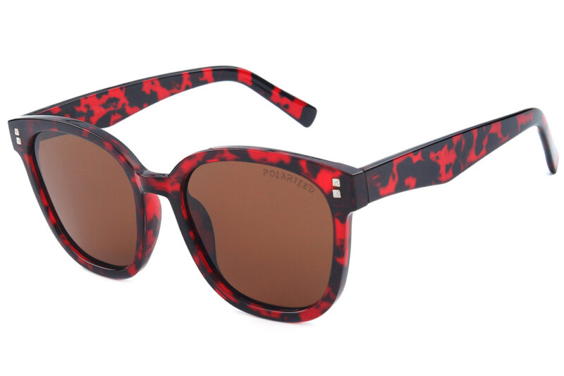 G104PGR - Women's Squared Cat-Eye Polarized Sunglasses - Image 7