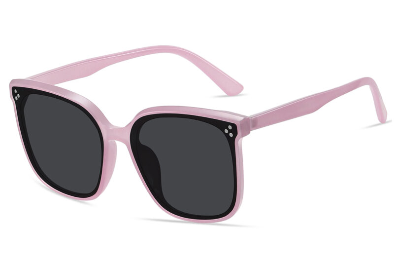 G107RV - Women's Squared Cat-Eye Sunglasses w/ Infinity Lens - Image 7