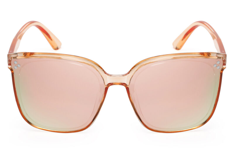 G107RV - Women's Squared Cat-Eye Sunglasses w/ Infinity Lens - Image 10