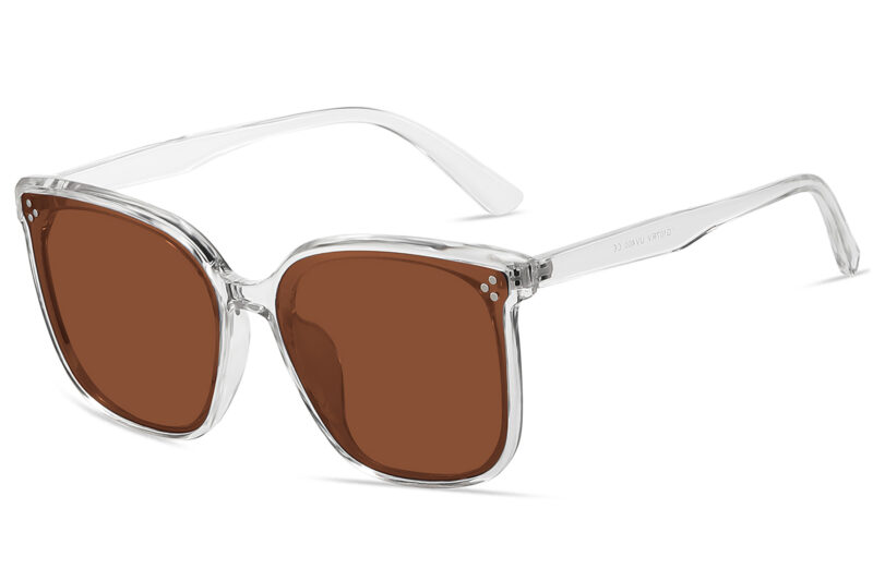 G107RV - Women's Squared Cat-Eye Sunglasses w/ Infinity Lens - Image 11