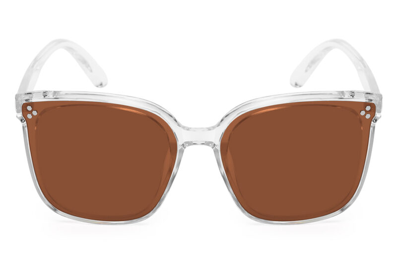 G107RV - Women's Squared Cat-Eye Sunglasses w/ Infinity Lens - Image 12