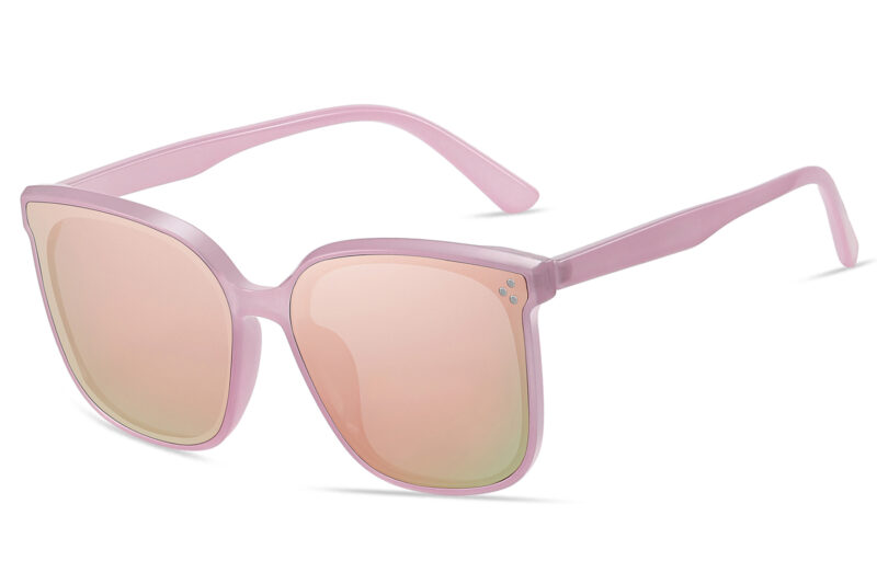 G107RV - Women's Squared Cat-Eye Sunglasses w/ Infinity Lens - Image 17