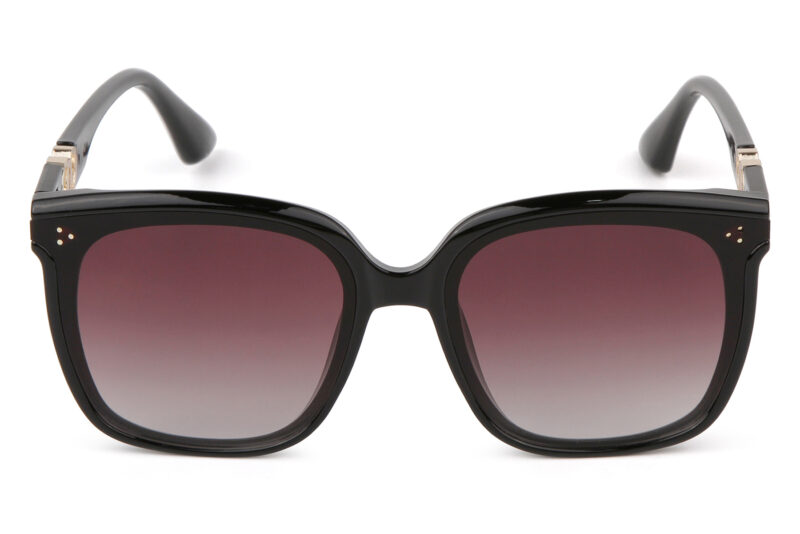 G118SD - Women's Squared Cat-Eye Sunglasses w/ Infinity Lens - Image 2