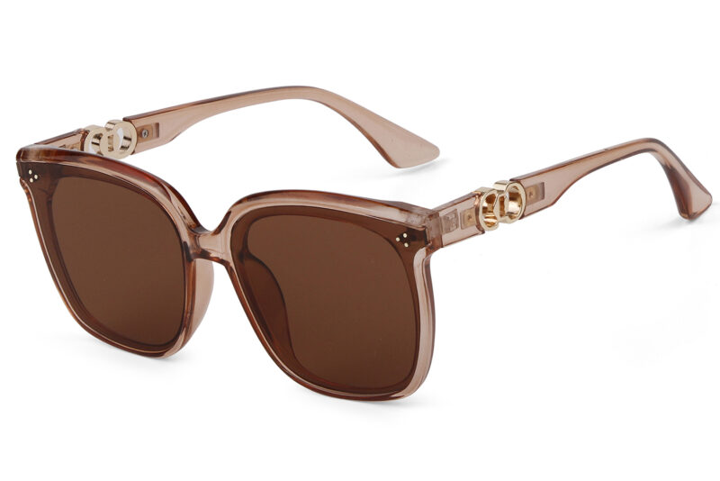 G118SD - Women's Squared Cat-Eye Sunglasses w/ Infinity Lens - Image 3