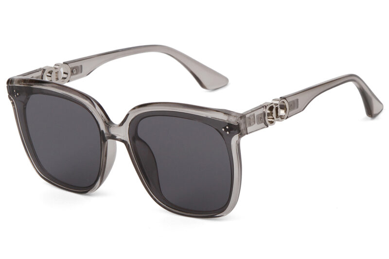G118SD - Women's Squared Cat-Eye Sunglasses w/ Infinity Lens - Image 9