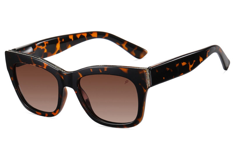 G124PGRX - Women's Cat-Eye Brow Line Polarized Sunglasses