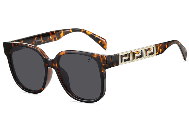 G125PGR - Women's Squared Cat-Eye Polarized Sunglasses