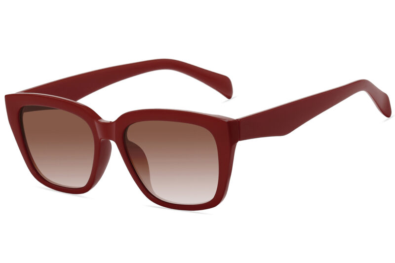 G126GR - Women's Square Silhouette Sunglasses - Image 11