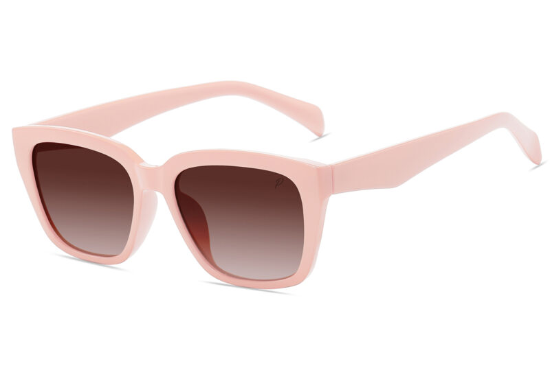 G126PGR - Women's Square Silhouette Polarized Sunglasses