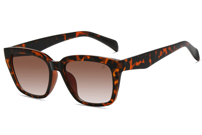 G126PGR - Women's Square Silhouette Polarized Sunglasses - Image 7