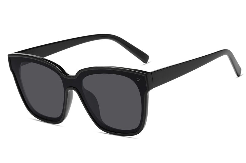 G127PRV - Women's Cat Eye Polarized Sunglasses w/ Infinity Lens