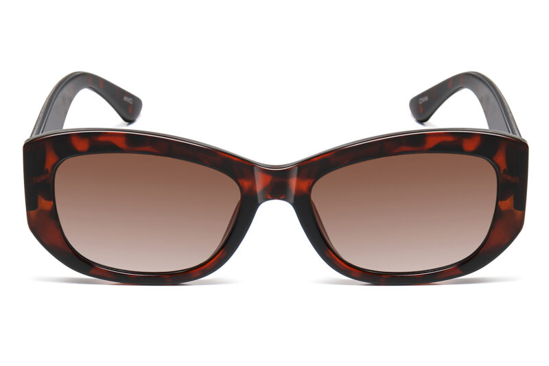 G128GR - Women's Rectangular Sunglasses - Image 8