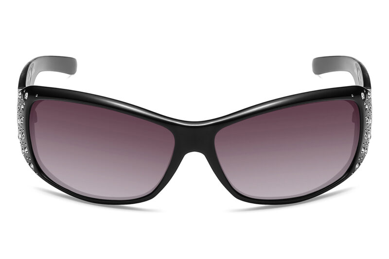 G237APRGR - Women's Animal Print Sunglasses w/ Rhinestone - Image 4