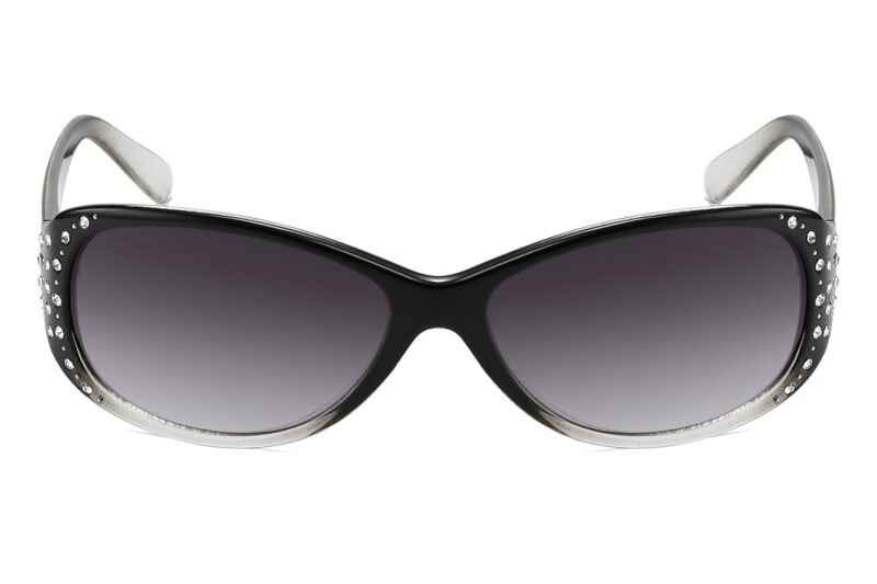 G262RGR - Women's Rectangular Sunglasses w/ Rhinestone - Image 6