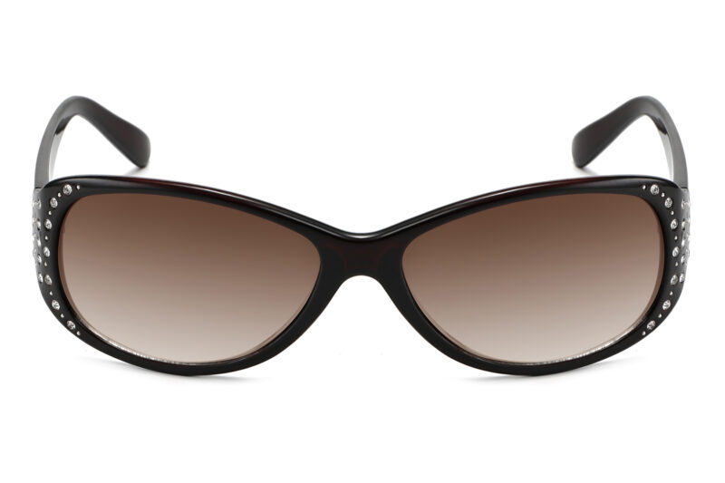 G262RGR - Women's Rectangular Sunglasses w/ Rhinestone - Image 8