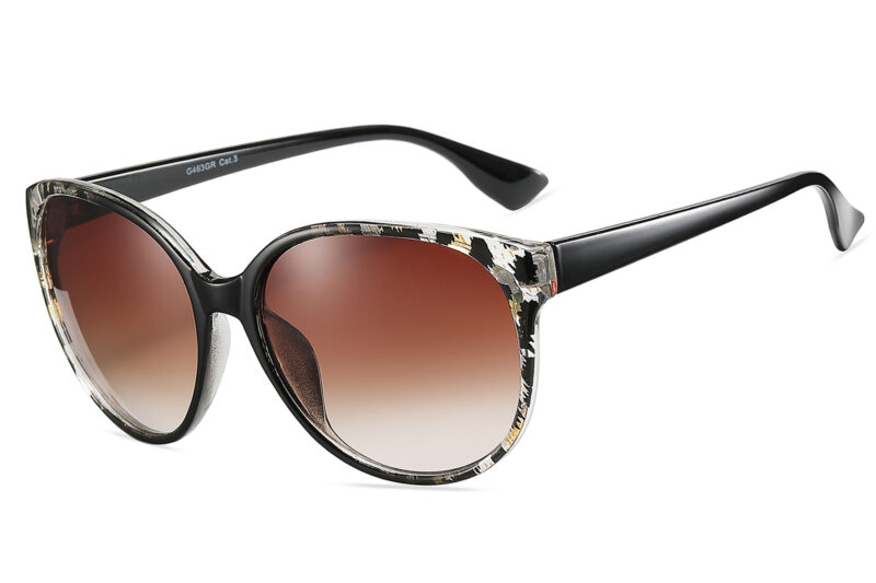 G463GR - Women's Cat-Eye Animal Print Sunglasses