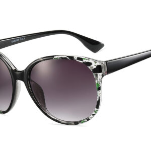 G463GR - Women's Cat-Eye Animal Print Sunglasses - Image 9