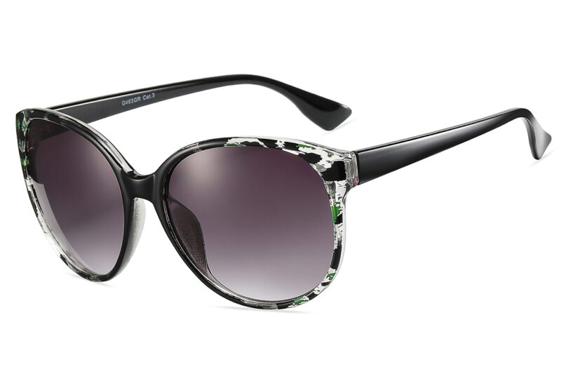 G463GR - Women's Cat-Eye Animal Print Sunglasses - Image 9