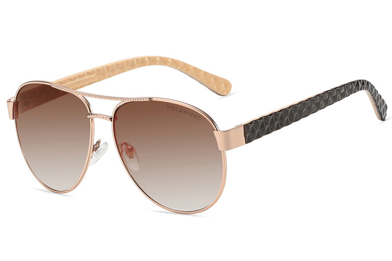 G550PGR - Women's Aviator Polarized Sunglasses - Image 3