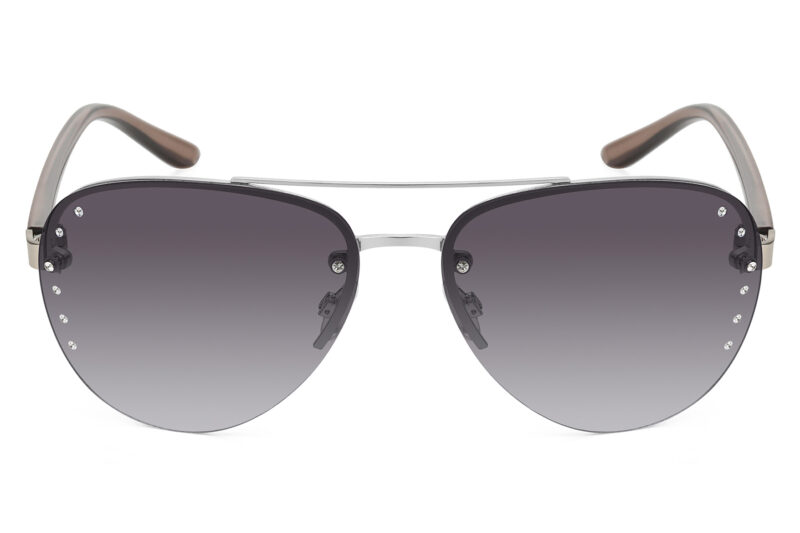 G564RGR - Women's Aviator Rhinestone Sunglasses - Image 4