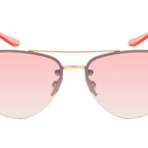 G564RGR - Women's Aviator Rhinestone Sunglasses - Image 8
