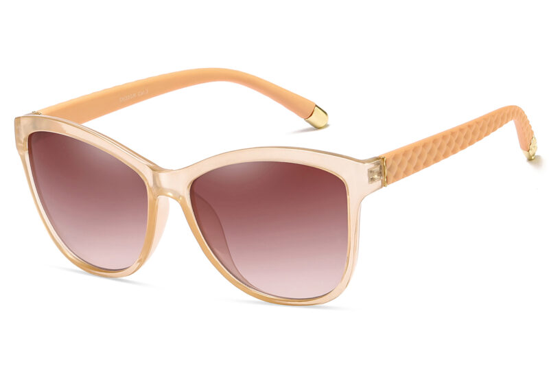 G635GR - Women's Squared Cat-Eye Stitched Sunglasses - Image 7