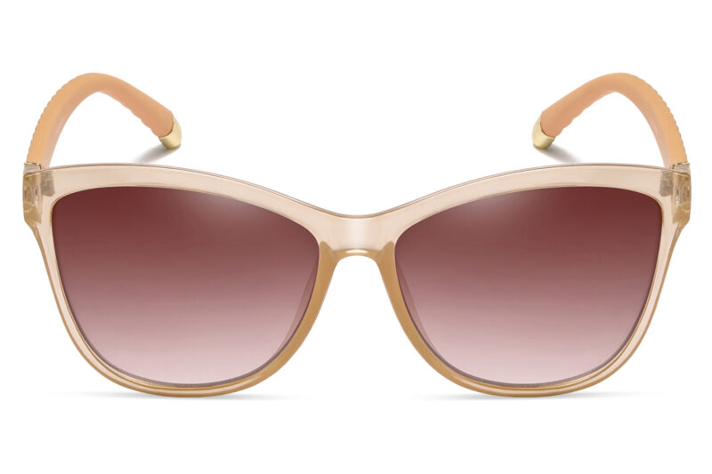 G635GR - Women's Squared Cat-Eye Stitched Sunglasses - Image 8