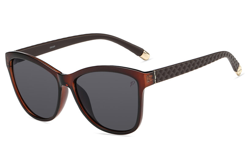 G635P - Women's Squared Cat-Eye Polarized Sunglasses