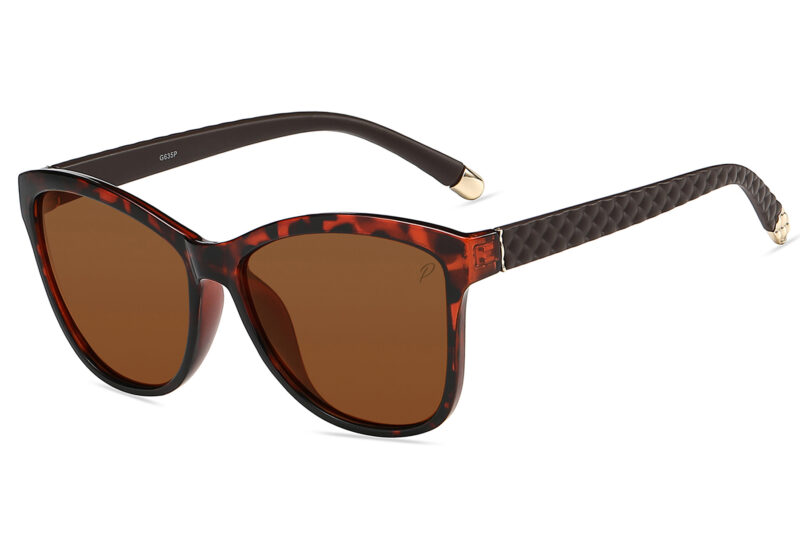 G635P - Women's Squared Cat-Eye Polarized Sunglasses - Image 5