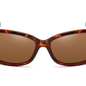 G663PGR - Women's Square Silhouette Polarized Sunglasses - Image 2